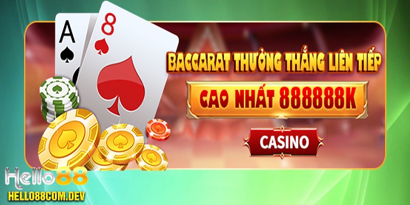 Siêu khuyến mãi Hello88 độc quyền sảnh Casino